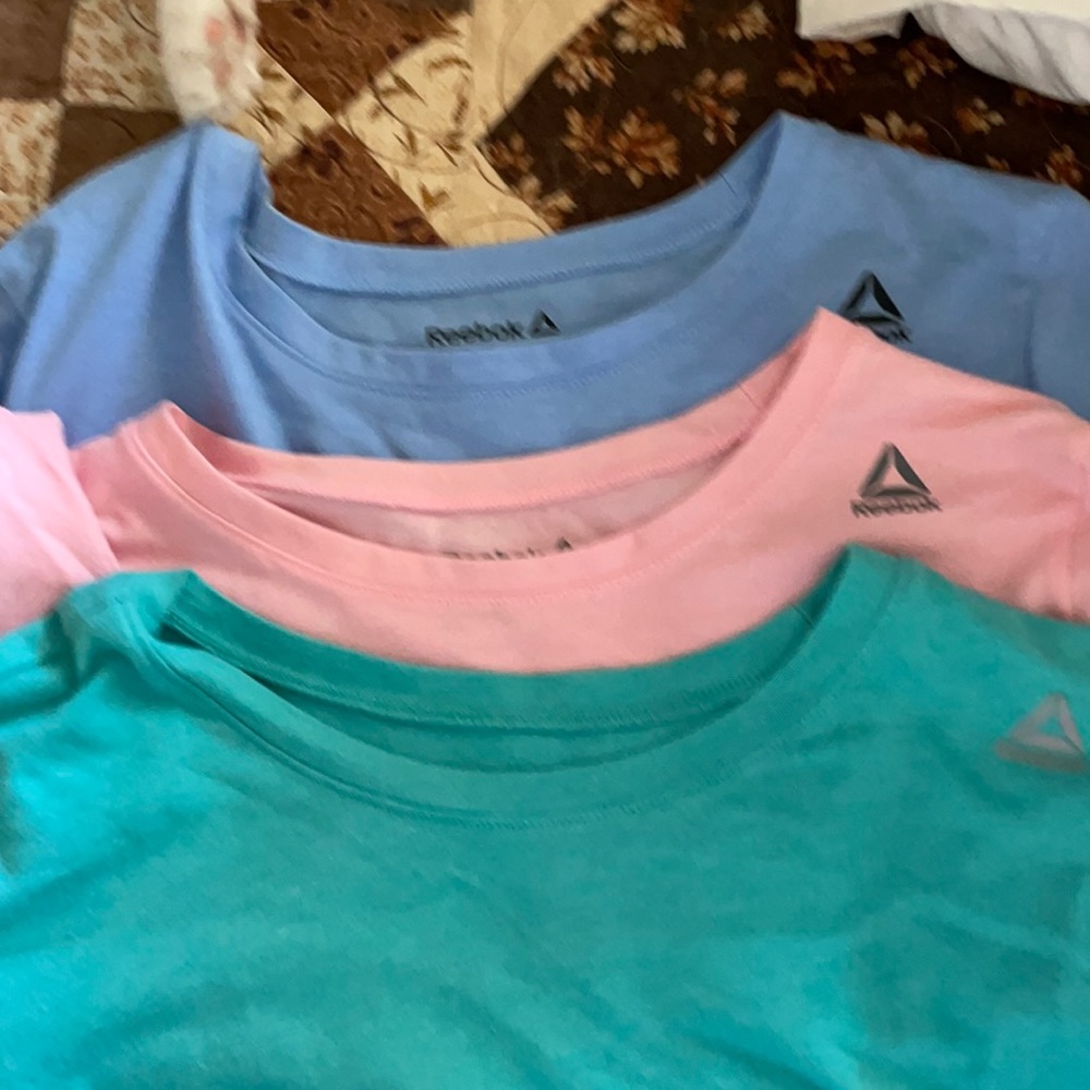 Get 3 Long Sleeved Reebok T-shirts